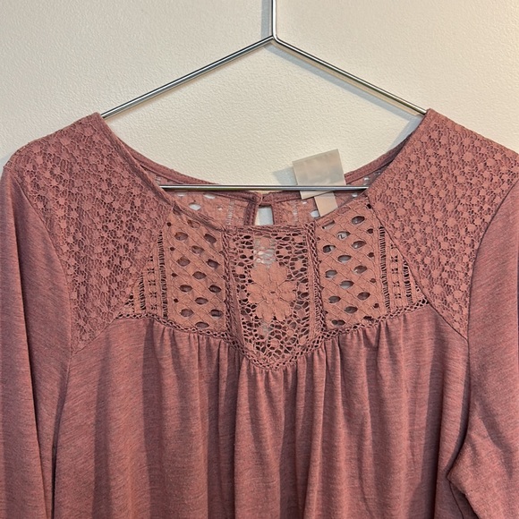 Knox Rose brand women’s dress top size XXL dark pink color - Picture 4 of 5